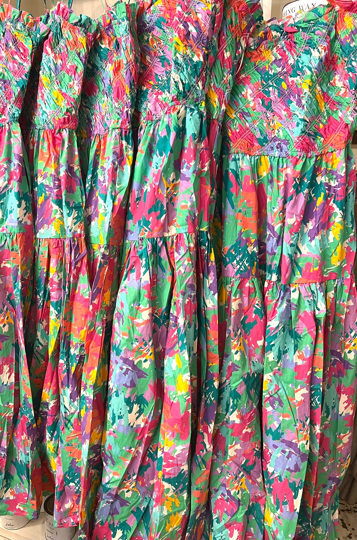 Floral Smocked Maxi Dress