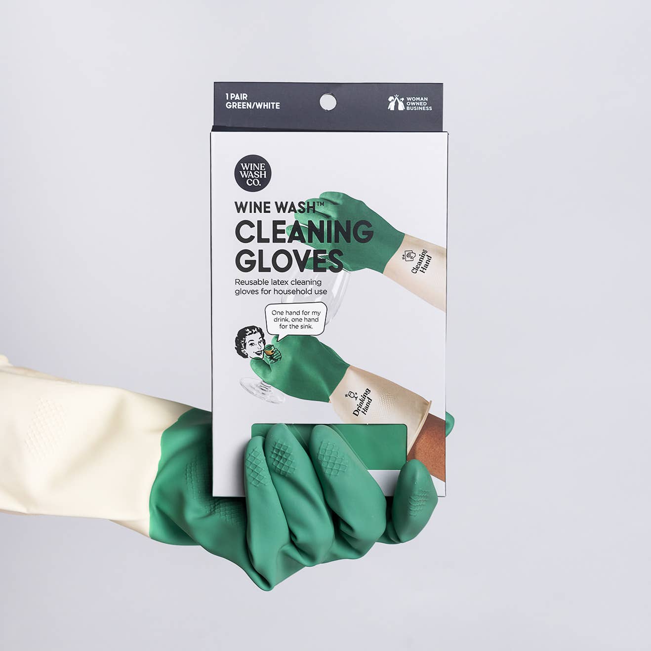 Reusable Cleaning Gloves - Green
