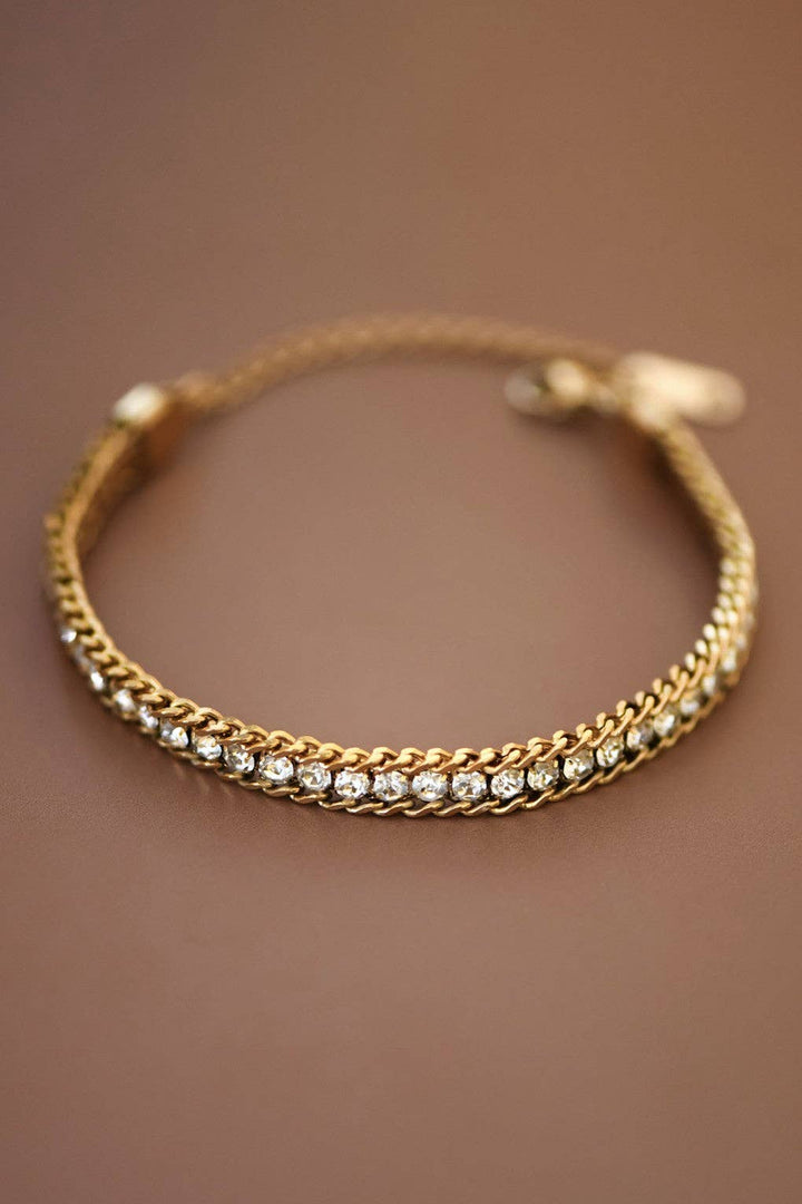 Crystal Chain Bracelet