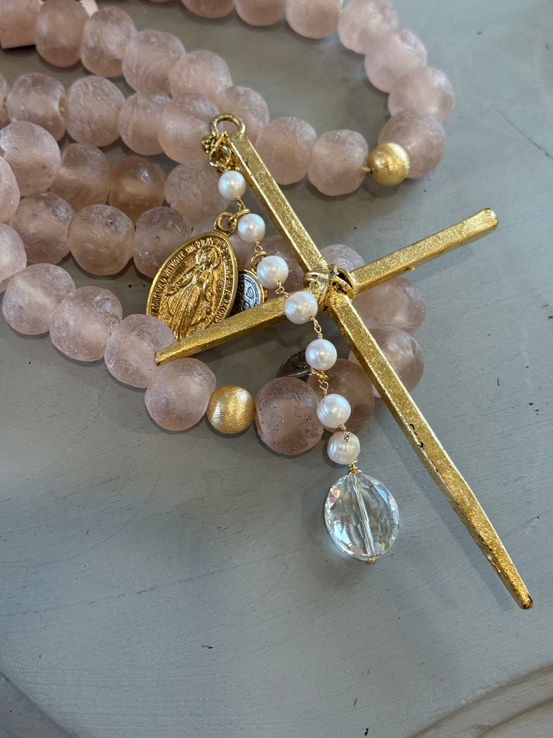 Beaded Rosary with Medallions
