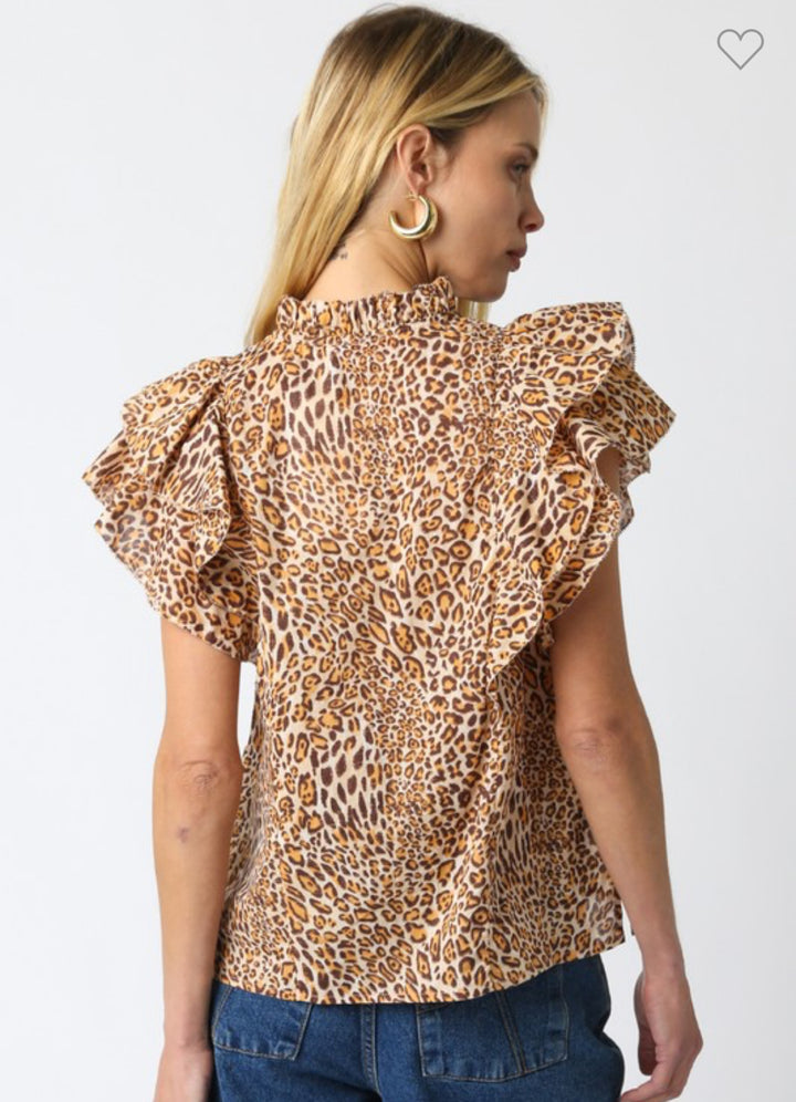Neda Leopard Shirt