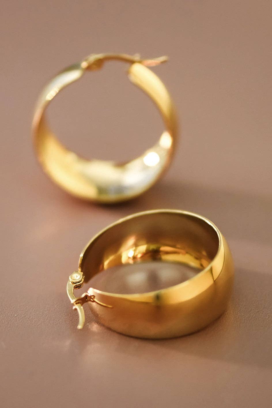 Wide Hoop Earring