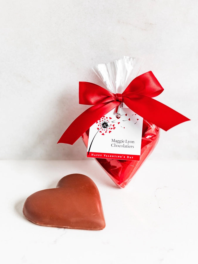 Valentine's 2 oz Solid Chocolate Heart