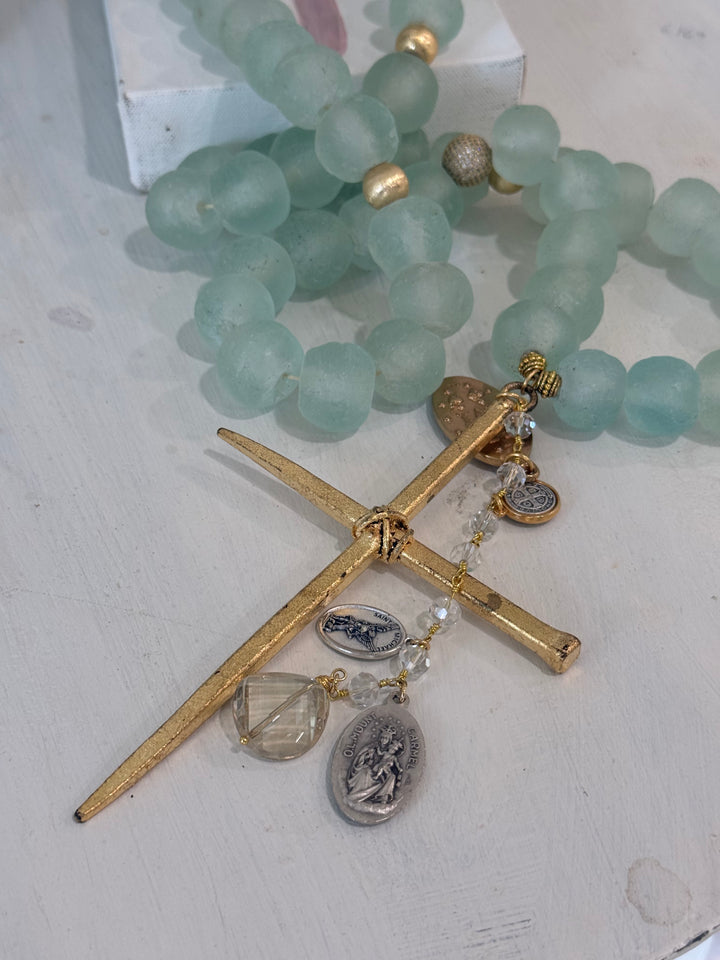 Beaded Rosary with Medallions