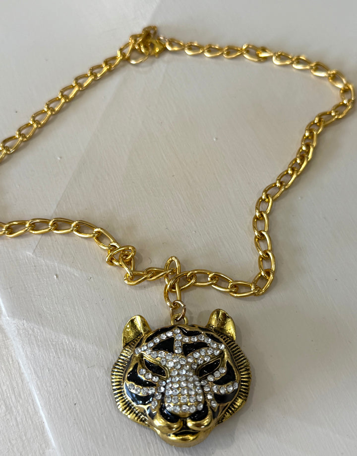 Chunky Gold Tiger Necklace
