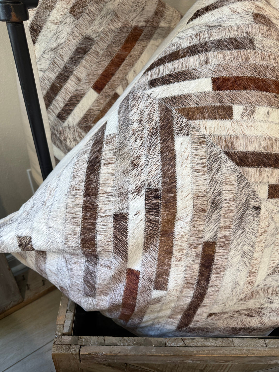 34" Sham Faux Hide