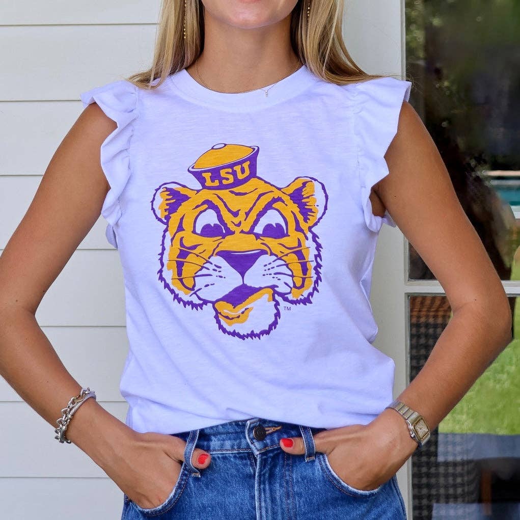 LSU Sailor Mike White Flutter Sleeve