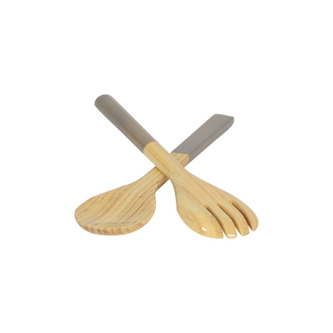 Large Bamboo Server Set