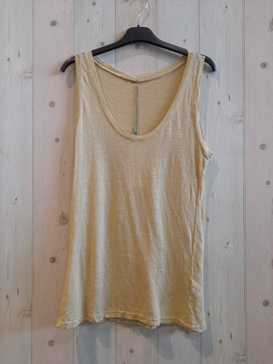 BASIC STRETCH LINEN T-SHIRT 100%