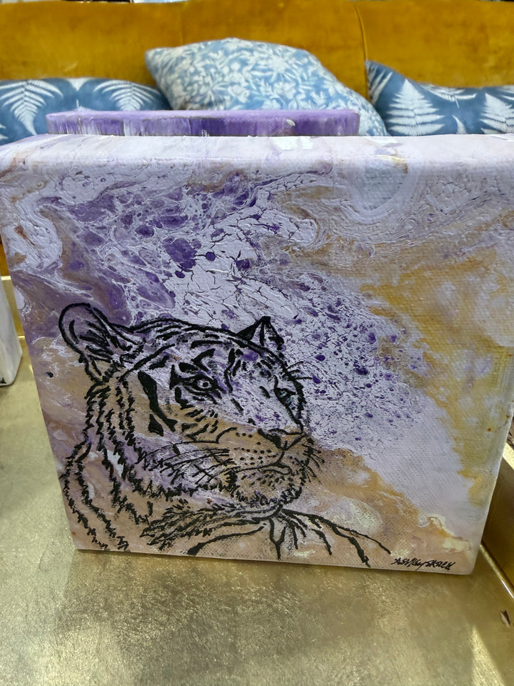 Abstract Tiger Original Art