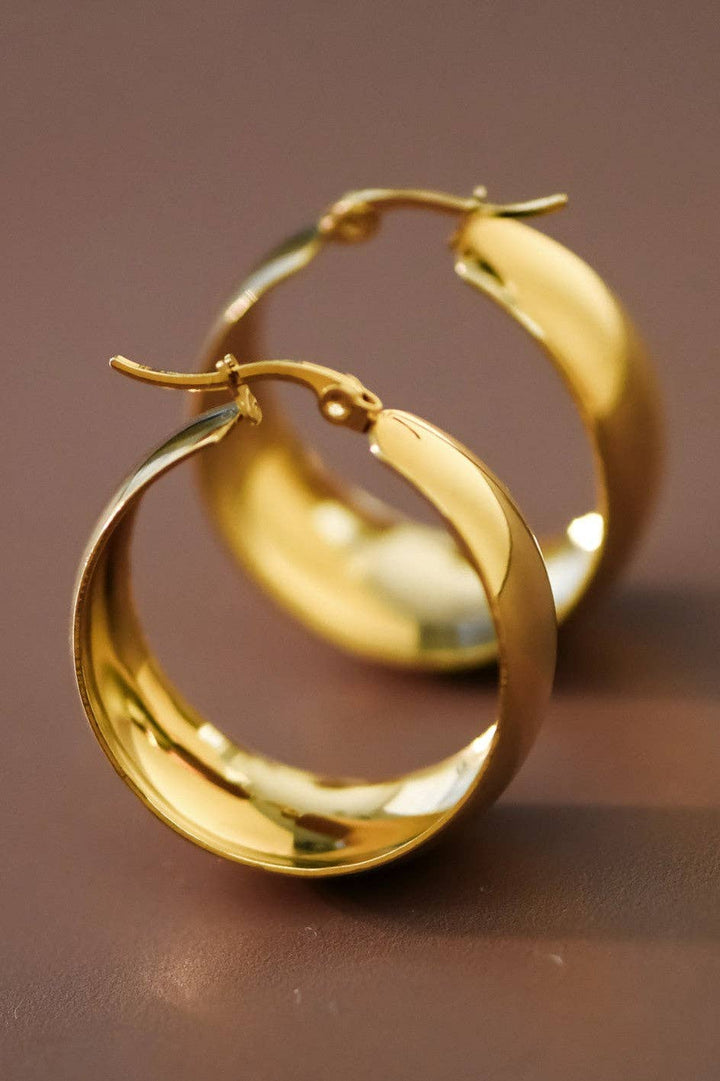 Wide Hoop Earring