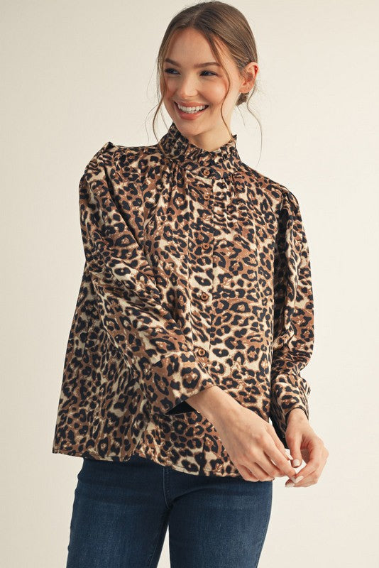 Leopard Blouse