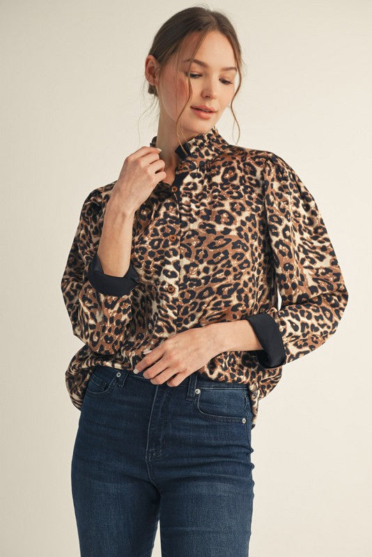 Leopard Blouse