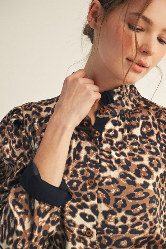 Leopard Blouse