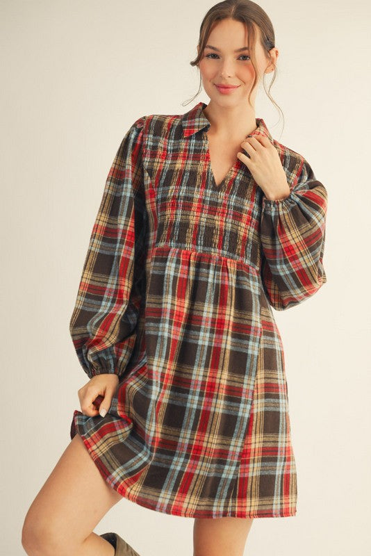 flannel dress maxi Flannel Dress – LD Hospital Gift Store AT OLOL or OLCH