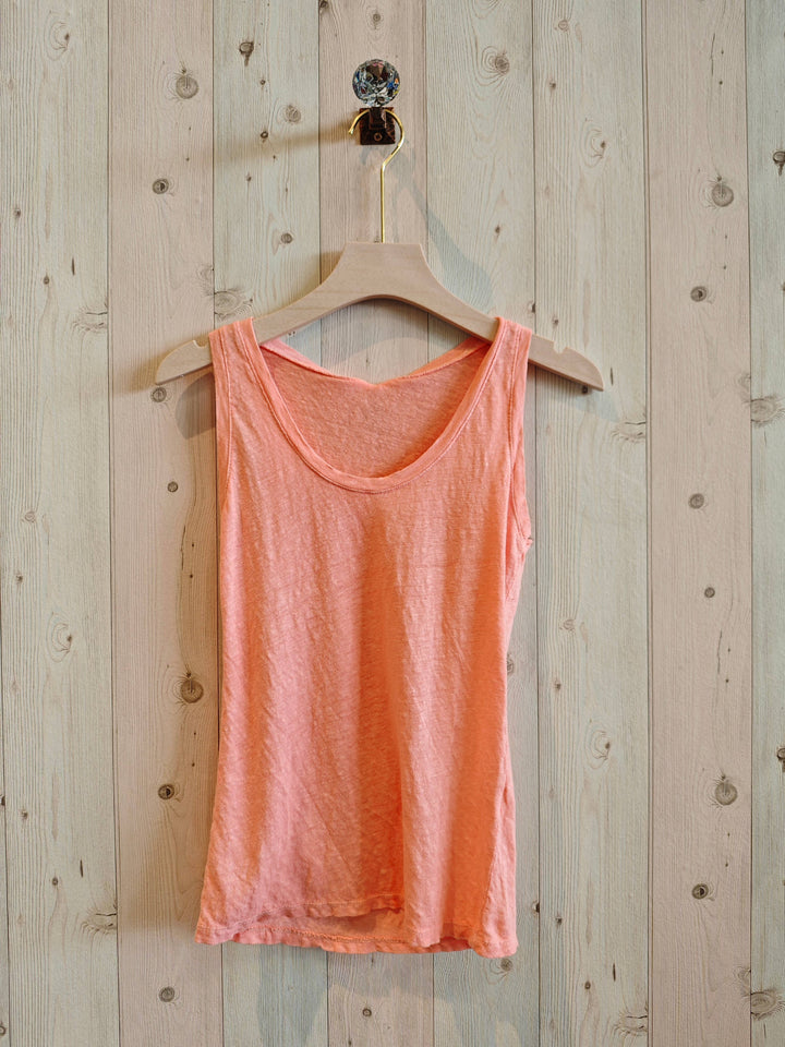 BASIC STRETCH LINEN T-SHIRT 100%