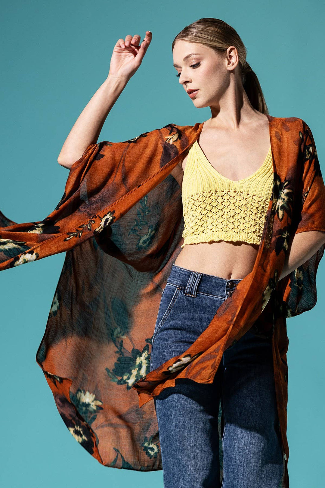 Secret Garden Floral Kimono