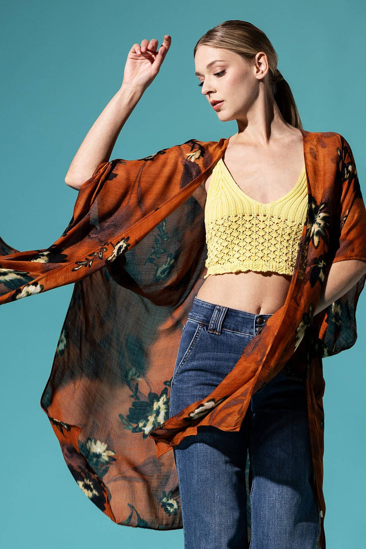 Secret Garden Floral Kimono