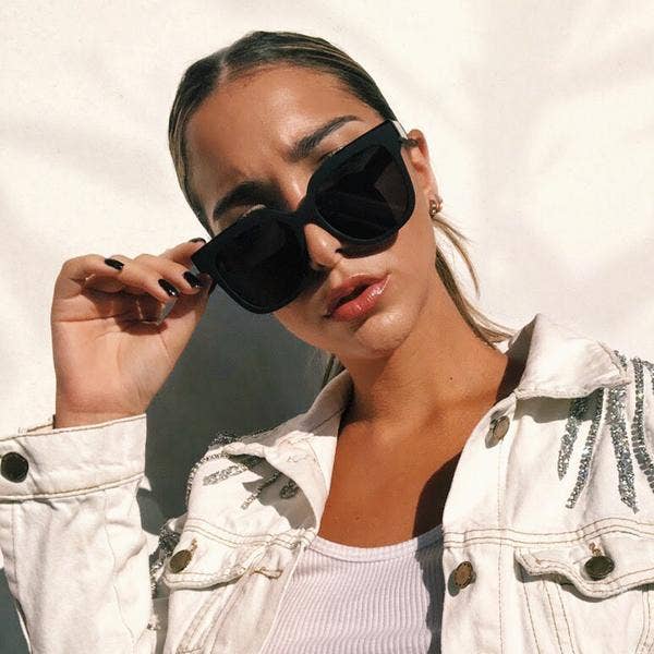 Coco - Black Sustainable Women's Sunglasses