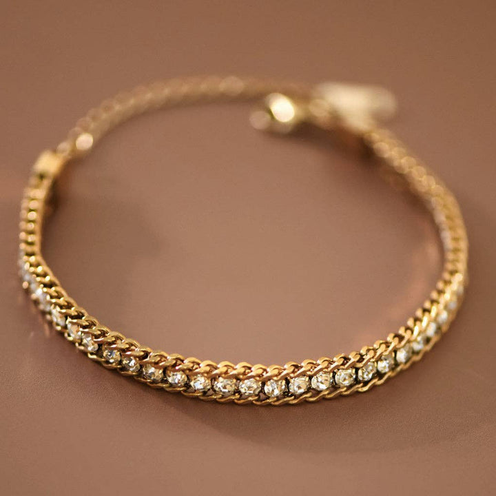 Crystal Chain Bracelet