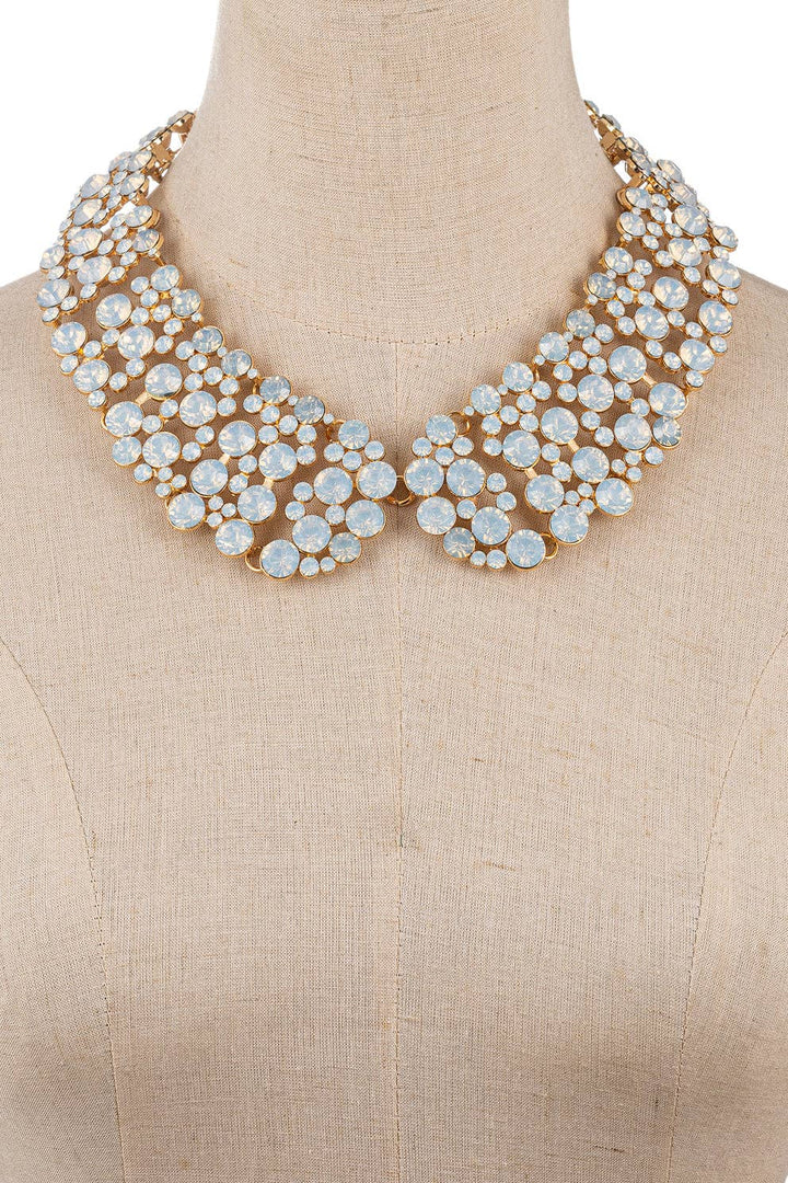 Diana AB White Pearl Collar  Necklace