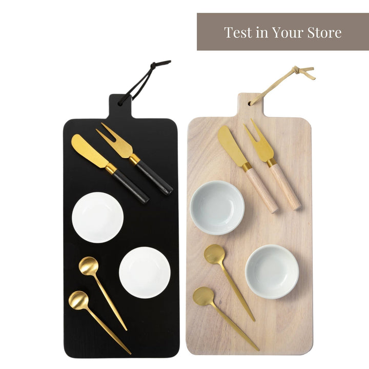 7 Piece Charcuterie Board Gift Set