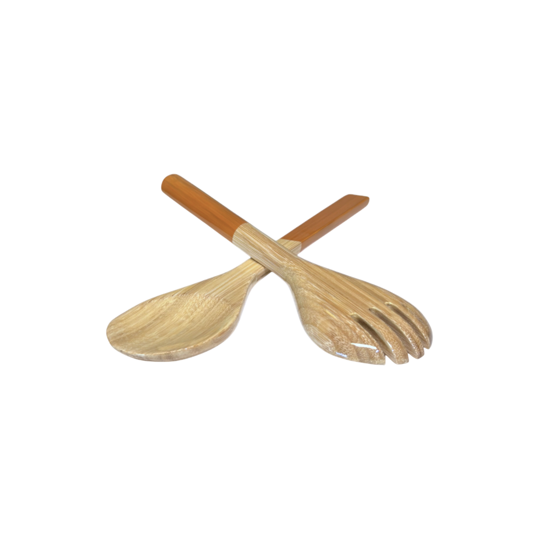 Large Bamboo Server Set