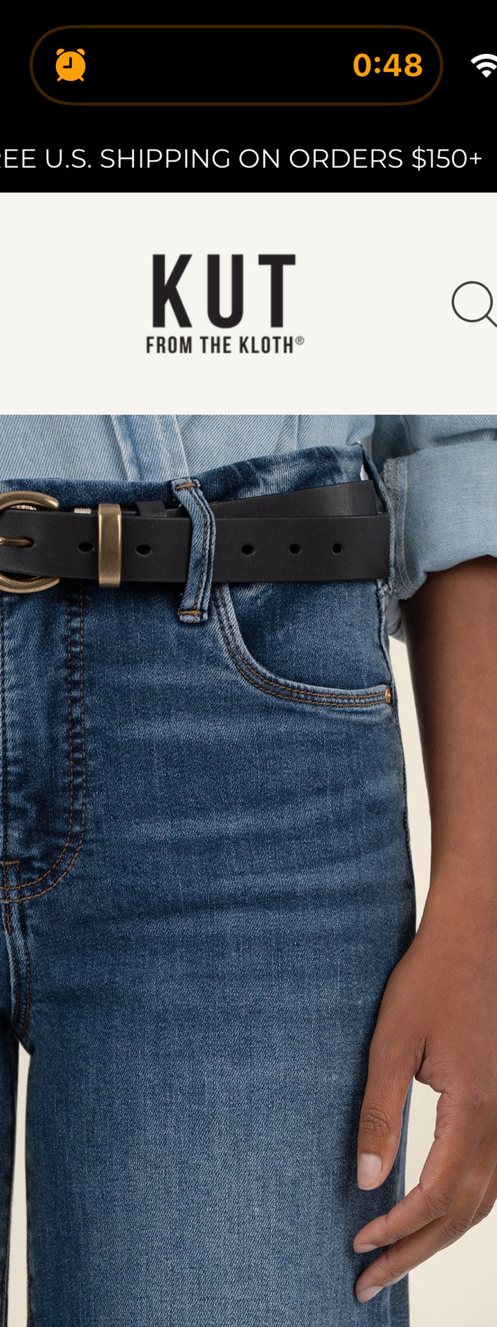 Meg High Rise Ankle Flare Wide Leg