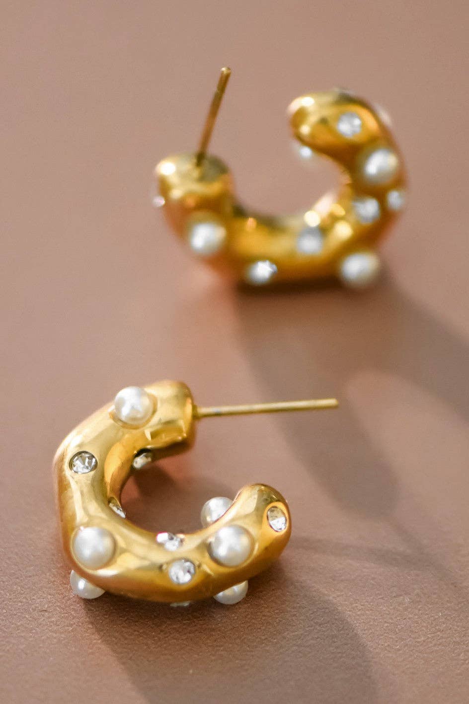 Pearl Hoop Earring