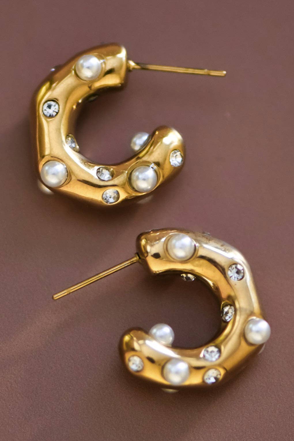 Pearl Hoop Earring