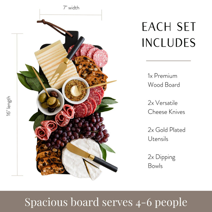 7 Piece Charcuterie Board Gift Set
