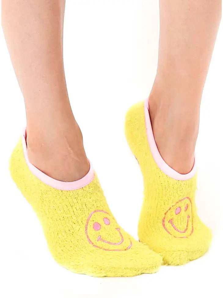 Fuzzy Slipper Socks with Grips