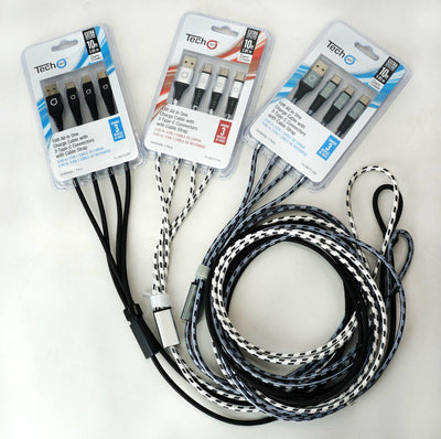 ALL IN ONE 10FT HANGING CHARGE CABLE WITH 3 TYPE-C