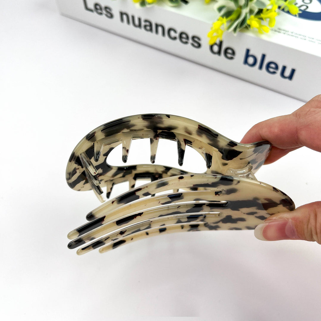 Flat Round Hair Clip