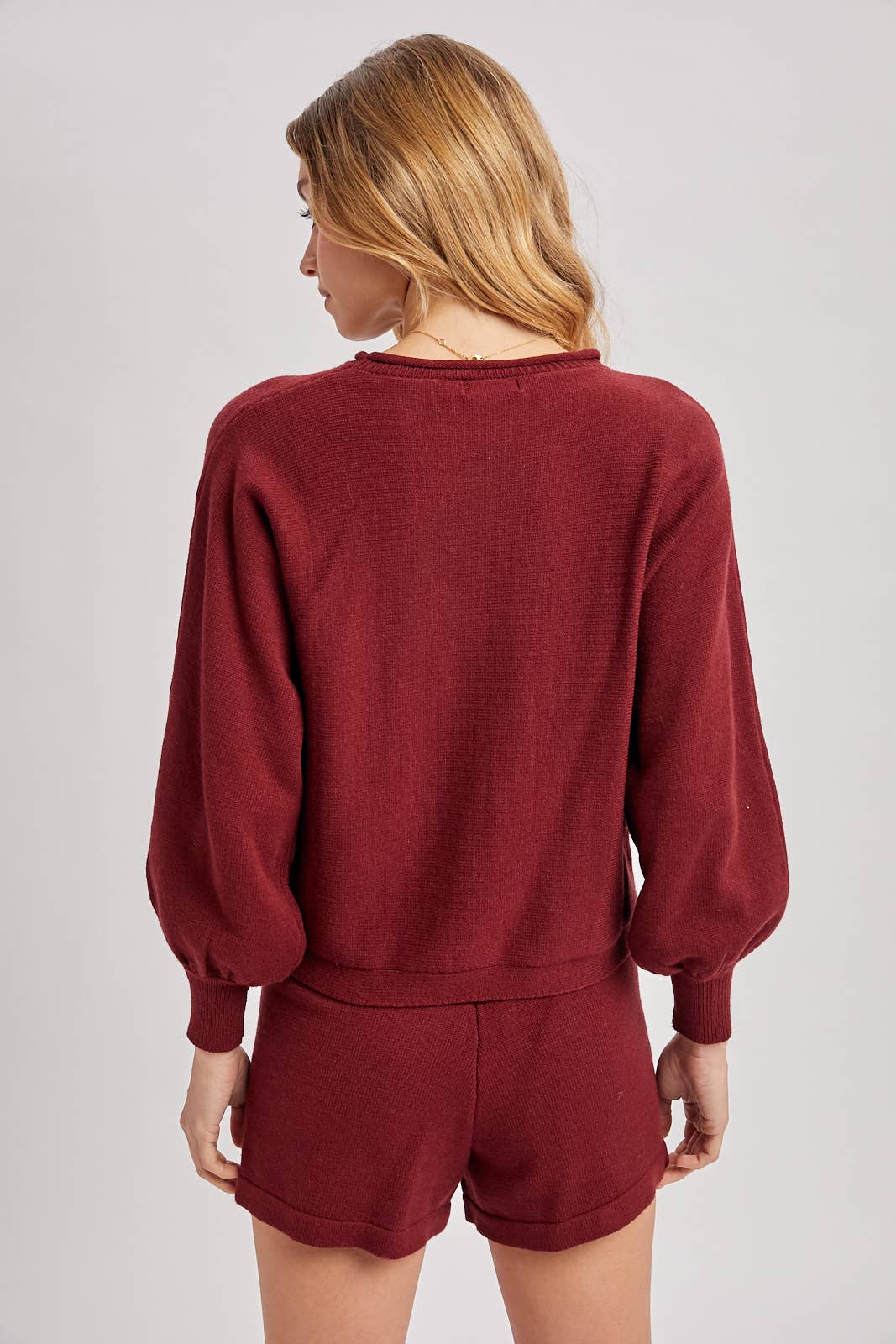 SWEATER & SHORT LOUNGE SET