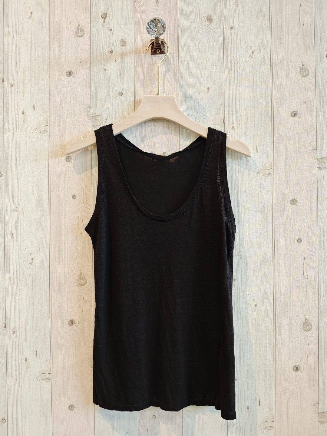 BASIC STRETCH LINEN T-SHIRT 100%