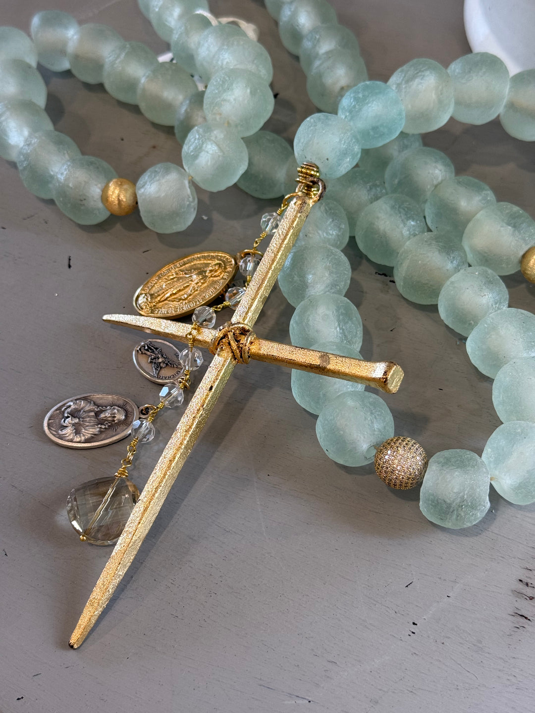Beaded Rosary with Medallions