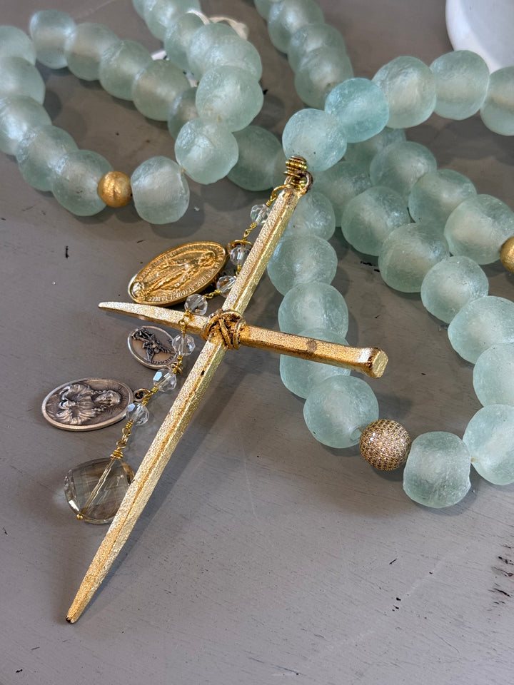 Beaded Rosary with Medallions