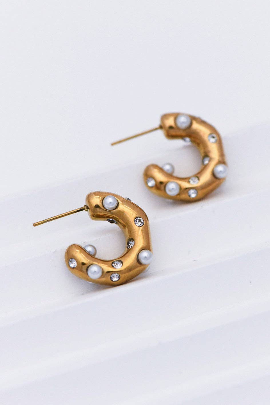 Pearl Hoop Earring