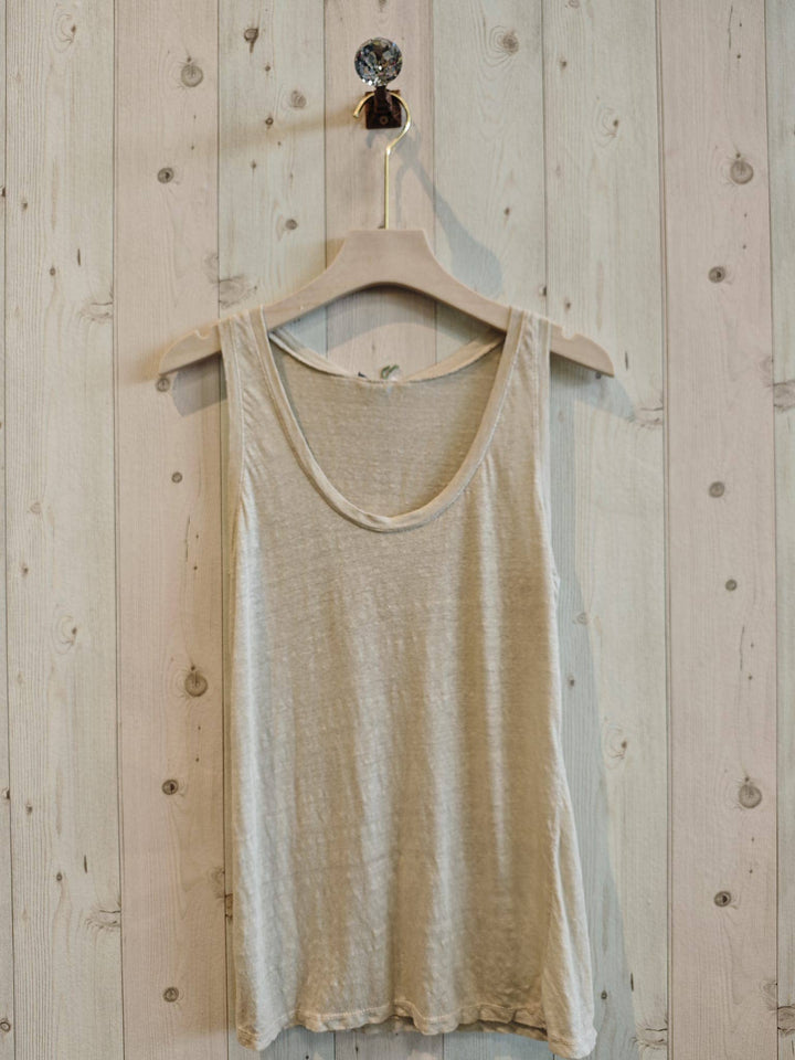 BASIC STRETCH LINEN T-SHIRT 100%