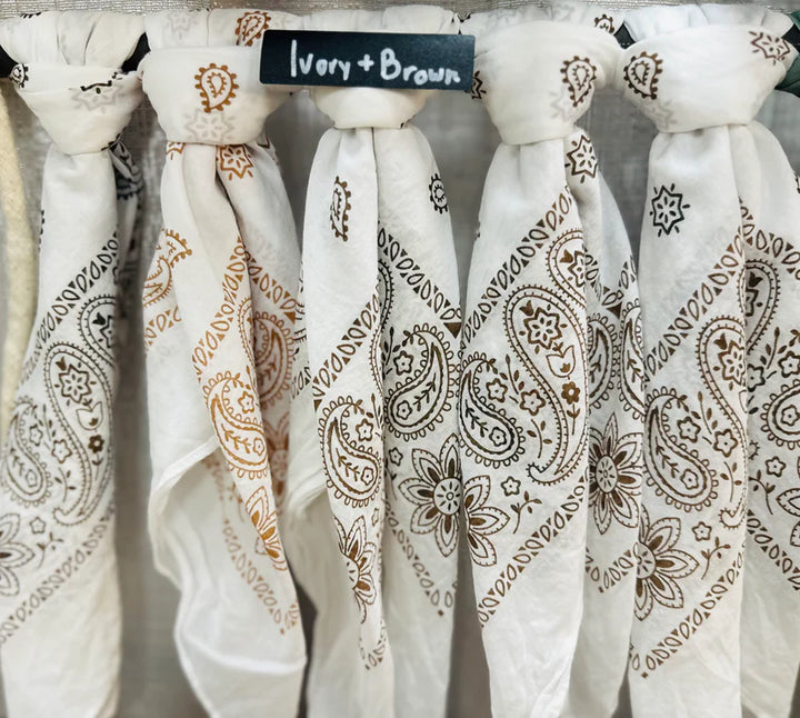 Vintage Bandanas - White