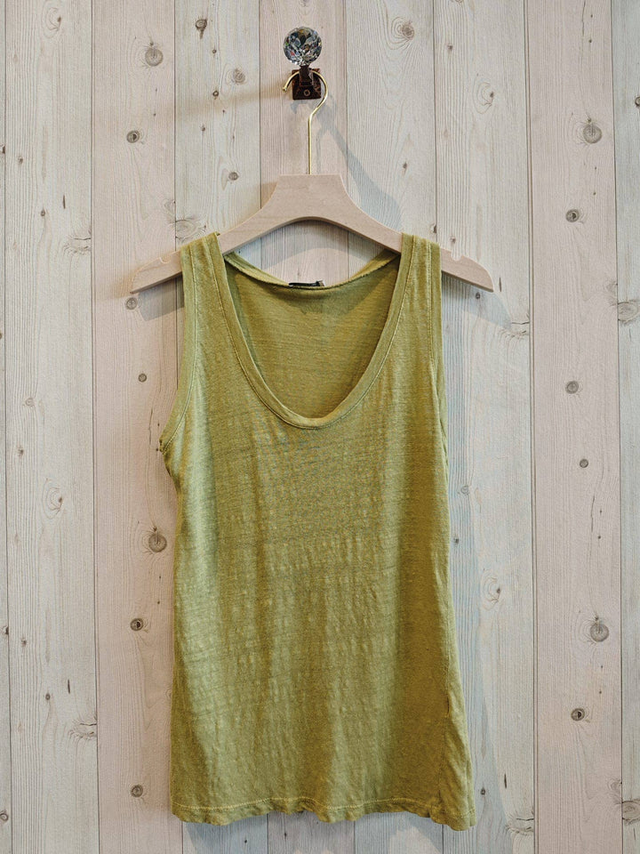 BASIC STRETCH LINEN T-SHIRT 100%