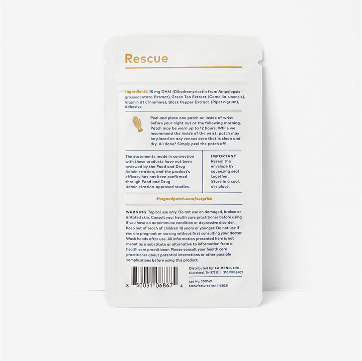 Rescue Limited Edition Wearable Wellness Patch
