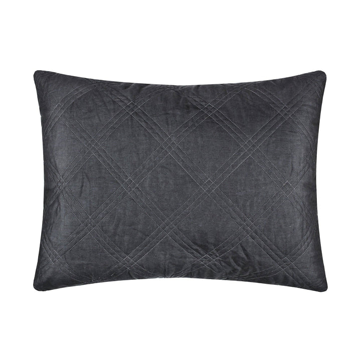 Washed Linen Quilted Sham