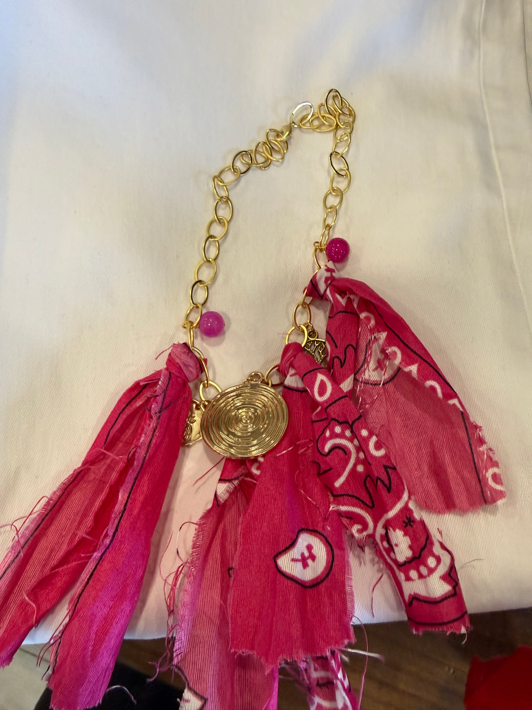 Bandana Coin Necklace
