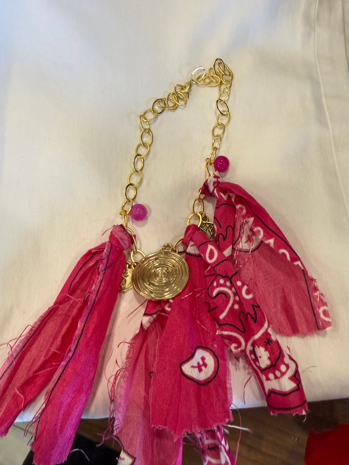 Bandana Coin Necklace