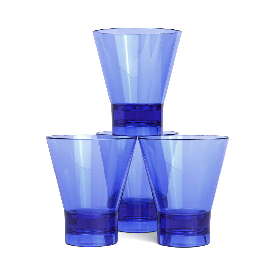 The Gilda Tumbler - Set of 4 Cobalt