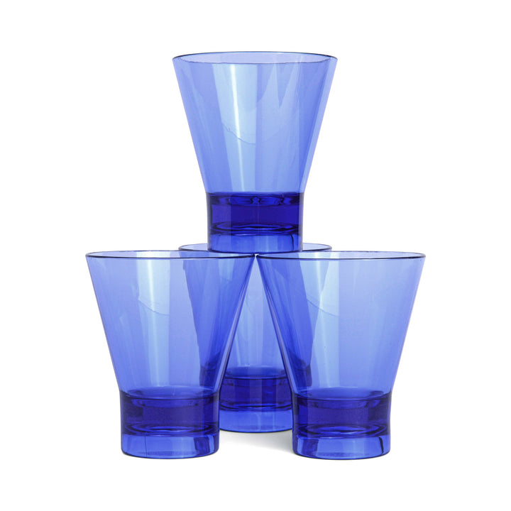 The Gilda Tumbler - Set of 4 Cobalt