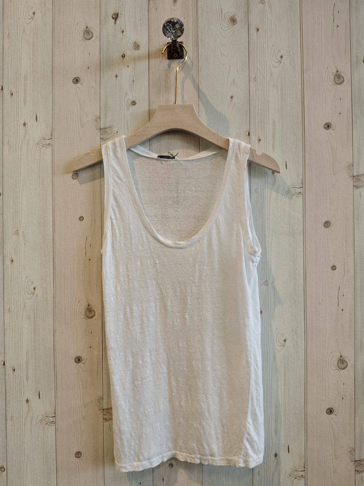 BASIC STRETCH LINEN T-SHIRT 100%