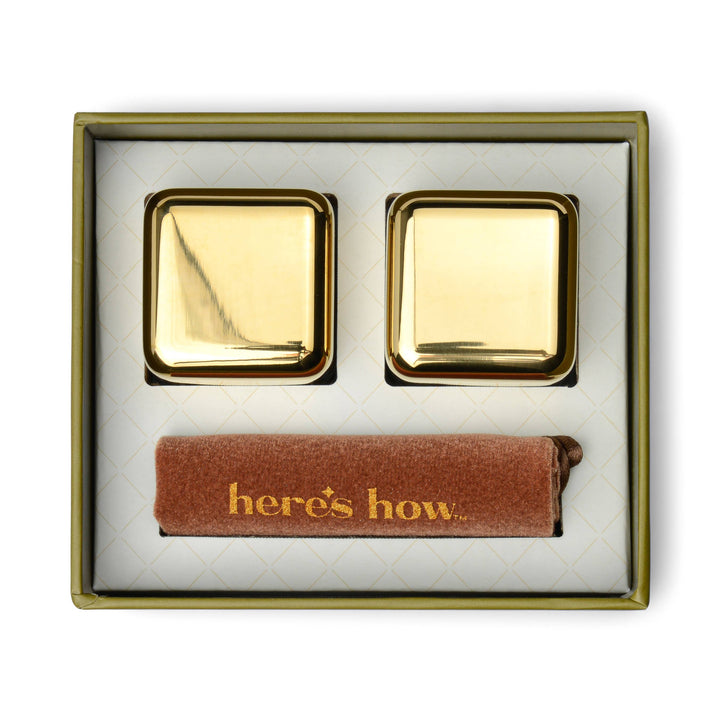 The Jupiter Cocktail Chillers - Gold, Set Of 2